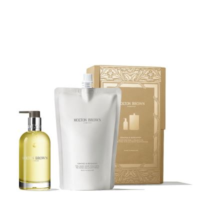 MOLTON BROWN Cofanetto Regalo Flacone in Vetro e Ricarica Mani 200 ml + 400 ml